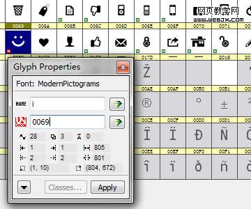 font_charactar